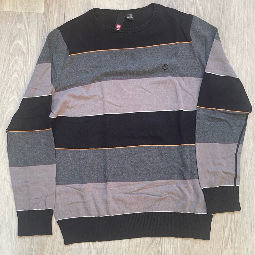 Element skateboarding multi-colored skateboard sweater